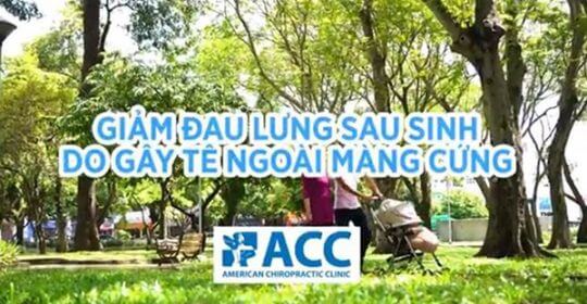 Không còn nỗi lo đau lưng sau sinh do gây tê ngoài màng cứng