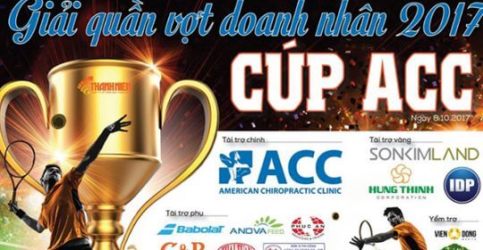 GIẢI QUẦN VỢT DOANH NHÂN 2017 – CÚP ACC DO BÁO THANH NIÊN TỔ CHỨC
