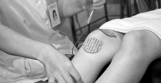 Long term relief of chronic knee pain: looking at the feet!