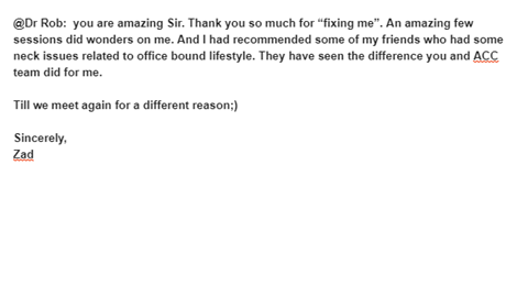 Thank you letter from Mr Zad to ACC