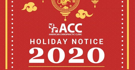 HOLIDAY NOTICE OF NEW YEAR & LUNAR NEW YEAR 2020