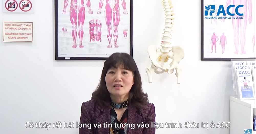 Cô Lê Thị Nguyệt Oanh điều trị tại ACC