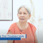 Auntie Thanh Mai, her spinal condition is not only age-related but also the result after many years having sacrificed for her loved ones