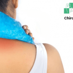 applying ice is a common shoulder pain relief method