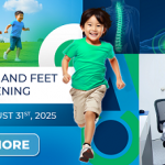 acc free screenings for children feet and spine