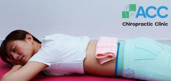 Using a soft pillow under the back