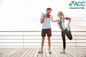 walking with knee effusion