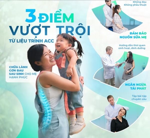 sau sinh mổ bị đau lưng