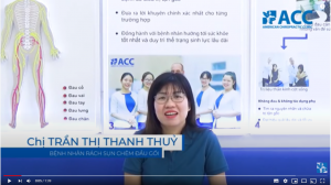 Chị Trần Thị Thanh Thủy được điều trị phục hồi thành công tại phòng khám ACC sau tai nạn vùng khớp gối.