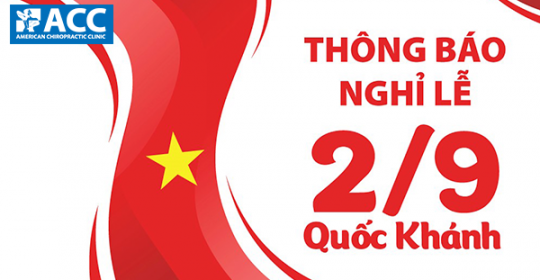 THÔNG BÁO LỊCH HOẠT ĐỘNG PHÒNG KHÁM DỊP QUỐC KHÁNH 2/9