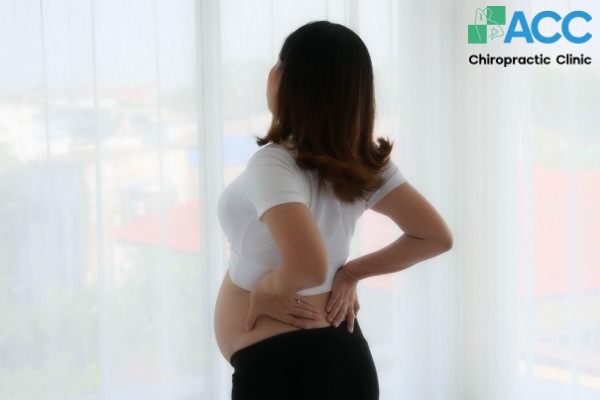 vị trí đau lưng khi mang thai