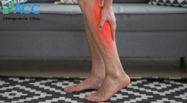 bắp chân bị căng cứng