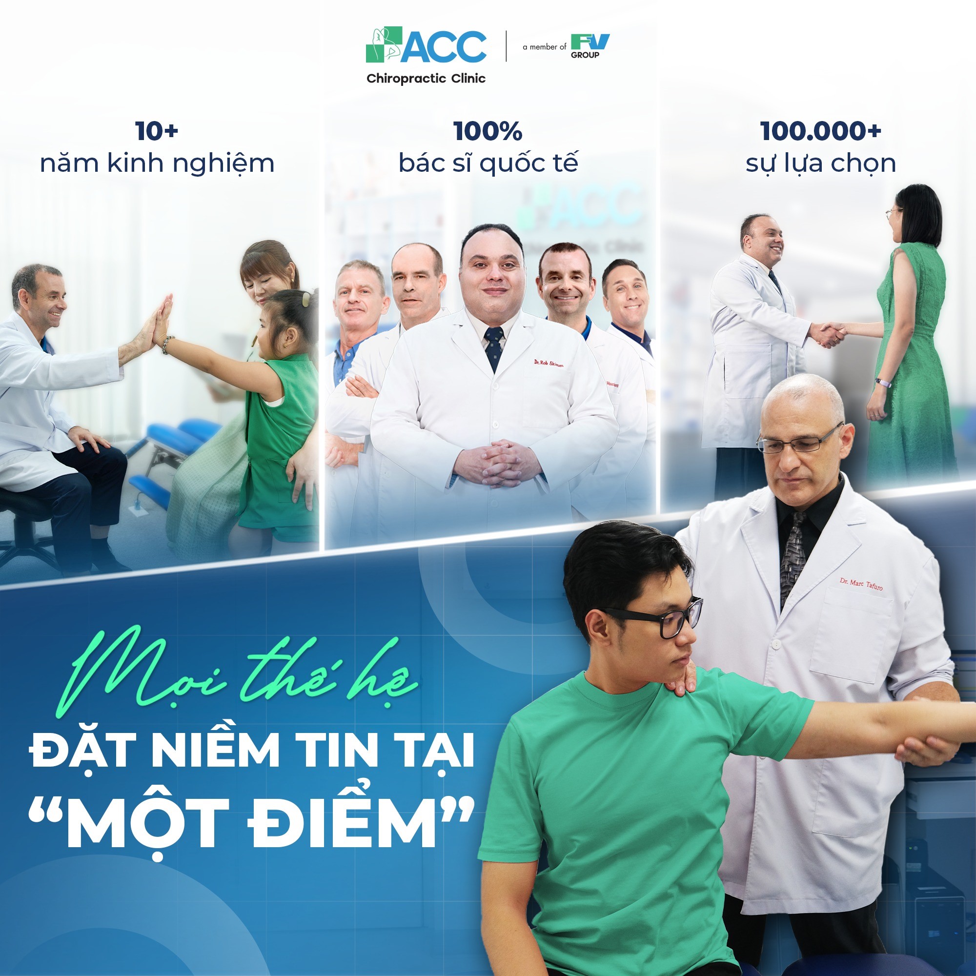 Nắn chỉnh cột sống Chiropractic tại ACC - Quy trình chuyên nghiệp, chữa lành mọi cơn đau