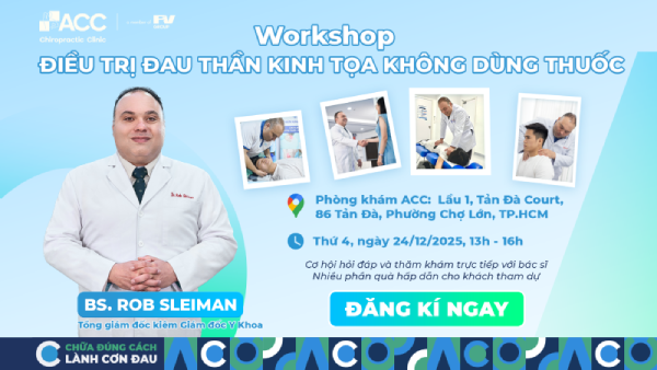 Thư mời tham dự Workshop Điều trị đau thần kinh tọa không dùng thuốc thumbnail